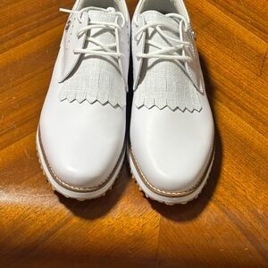 FootJoy Women’s White Spikeless Golf Shoes Size 6.5 M Style Code 92389